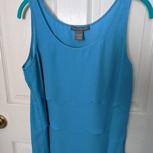 Knit Tank Top (Blue)